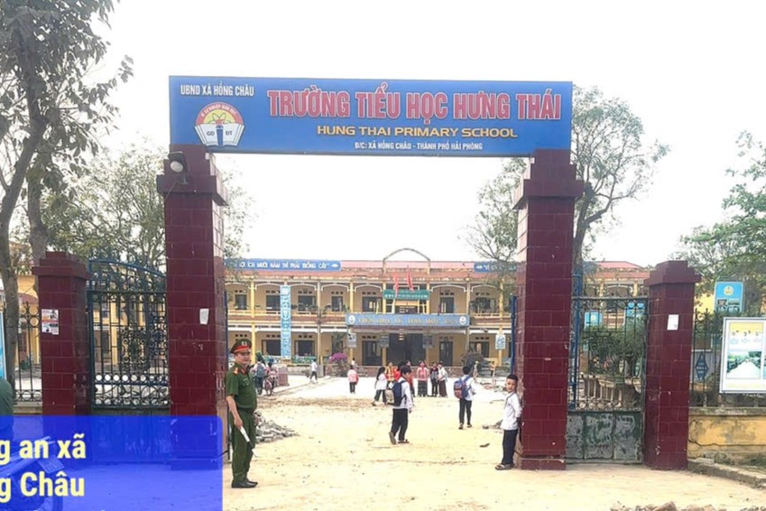 Công an xã Hồng Châu triển khai các biện pháp bảo đảm trật tự, an toàn giao thông